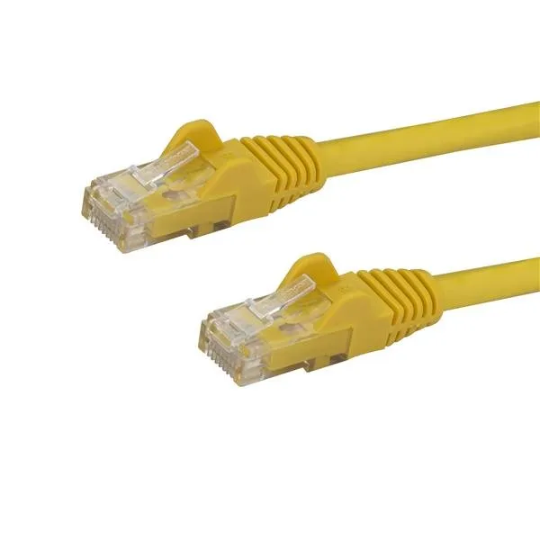 StarTech.com 5m CAT6 Ethernet Cable - Yellow CAT 6 Gigabit Ethernet Wi
