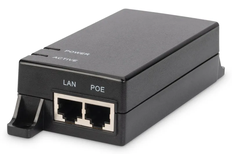 Digitus Gigabit Ethernet PoE Injector. 802.3af. 15.4 W