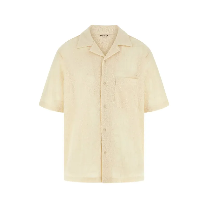 Short sleeve shirt Guess Bowling Resort Palm