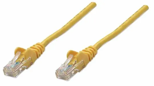 Intellinet Network Patch Cable. Cat5e. 0.5m. Yellow. CCA. U/UTP. PVC.