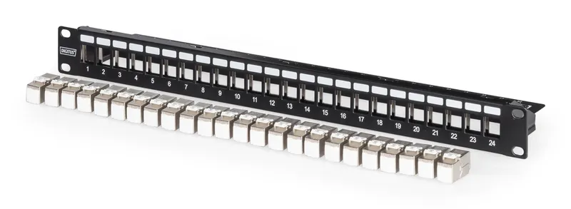Digitus Modular patch panel. 24-port. equipped with 24x DN-93615