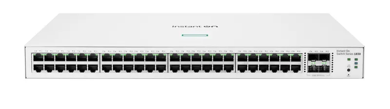 HPE Aruba Networking Networking Instant On Switch 48p Gigabit 4p SFP 1