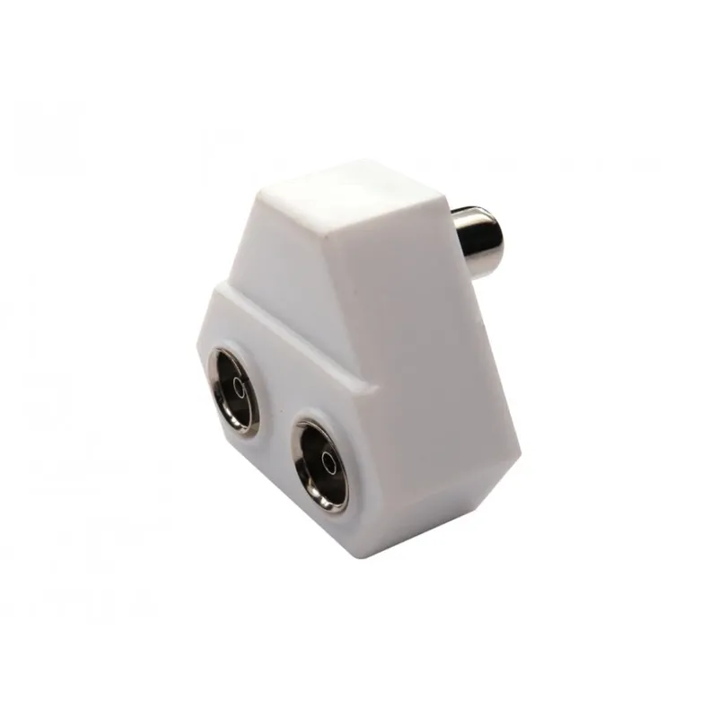 Cables Direct TV Coax 2 Port Splitter