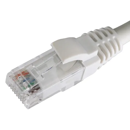 Cablenet 2m Cat5e RJ45 White U/UTP LSOH 24AWG Snagless Booted Patch Le