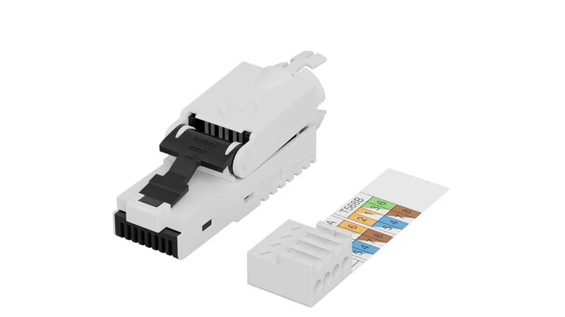 Lanview RJ45 UP plug C6 for