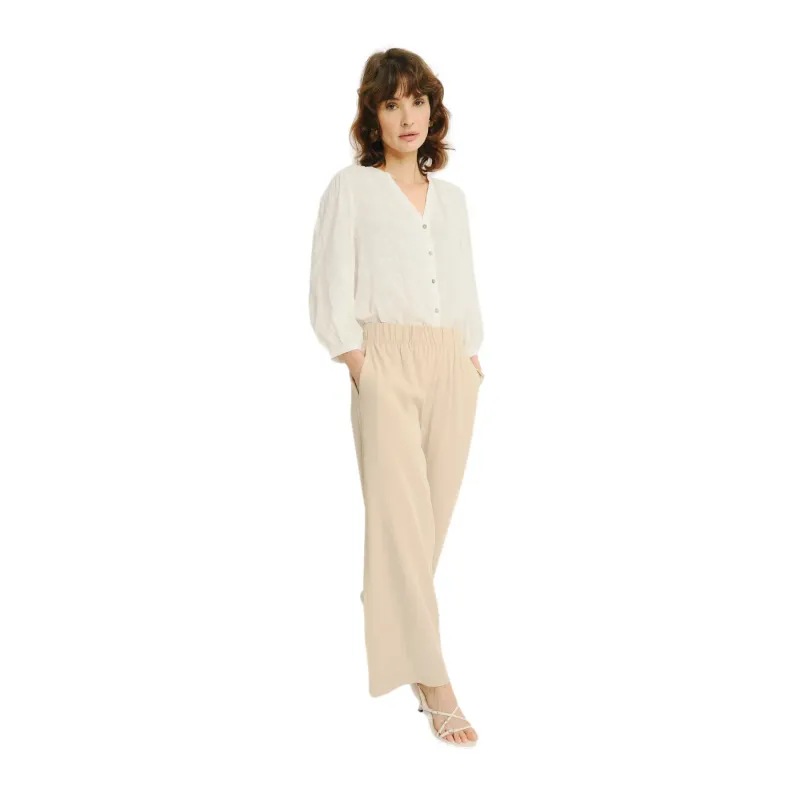 Women's Relaxed Fit Elastic Waist Trousers Greenpoint Regular March