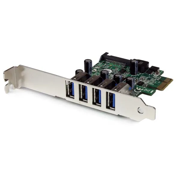 StarTech.com 4 Port PCI Express PCIe SuperSpeed USB 3.0 Controller Car