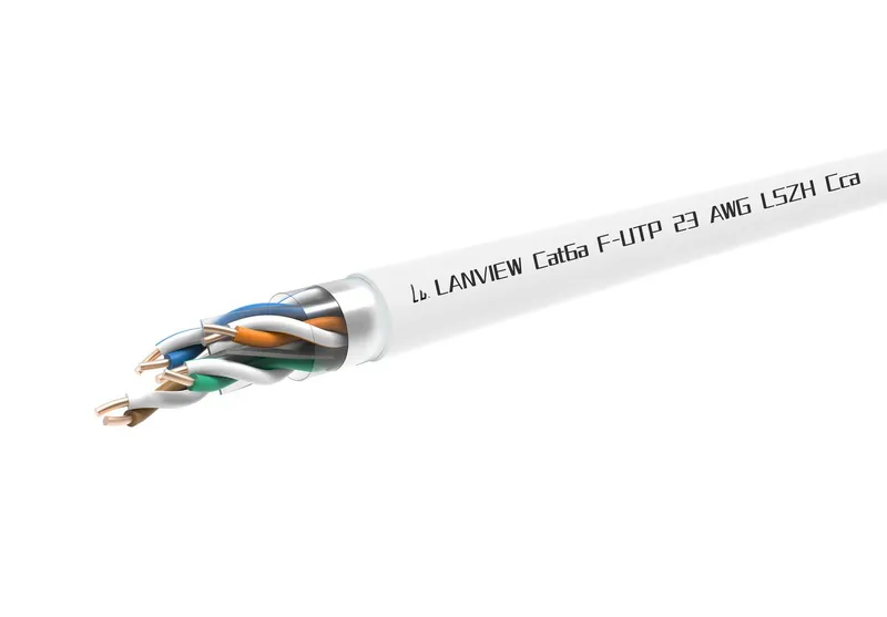 Lanview LVN122164 networking cable White 305 m Cat6a F/UTP (FTP)