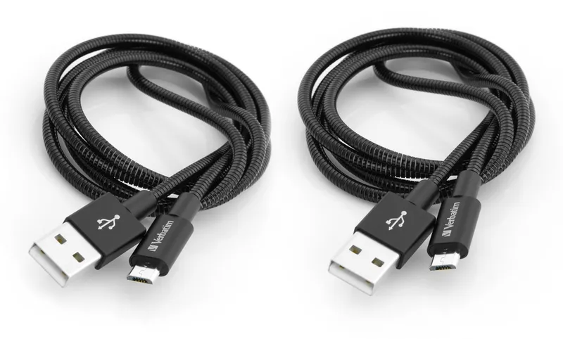 Verbatim 48874 USB cable 1 m USB 3.2 Gen 1 (3.1 Gen 1) Micro-USB A USB