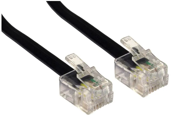 Cables Direct RJ-11. 1m Black
