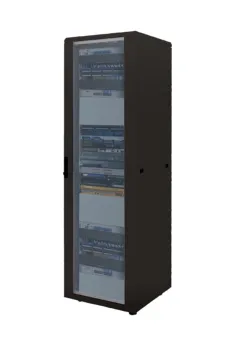 LogiLink D32S81B rack cabinet 32U Freestanding rack Black