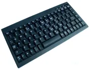 Accuratus 595 USB Mini Keyboard (Black). Keyboard seal available separ