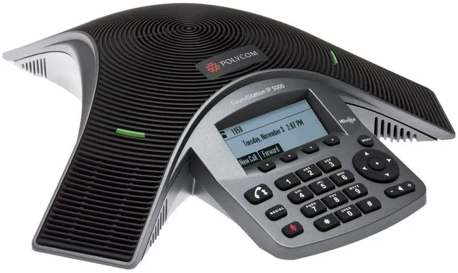 HP Poly SoundStation IP 5000 Conference VoIP Phone - 3-Way Call