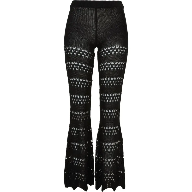 Legging flared knit to crochet woman Urban Classics