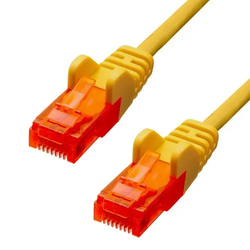 ProXtend CAT6 U/UTP CCA PVC Ethernet Cable Yellow 7M
