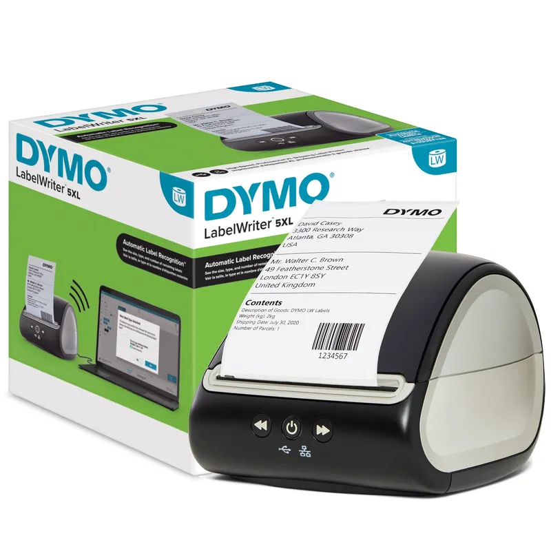 DYMO LabelWriter 5XL Label Printer | Automatic Label Recognition Label