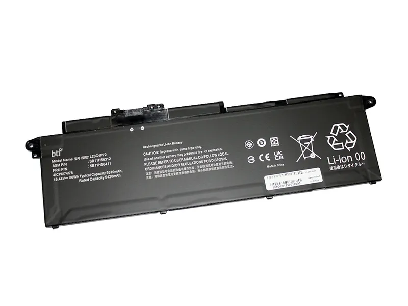BTI 4 cell L23C4P72 battery for LENOVO THINKPAD P16S G4 THINKPAD T16 G3 T16 G4
