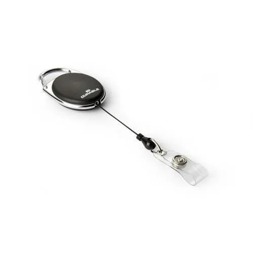 Durable BADGE REEL STYLE Black 10 pc(s)