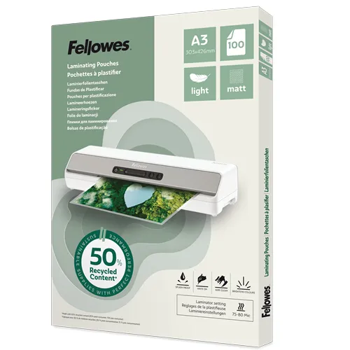 Fellowes 100143436 laminator pouch 100 pc(s)