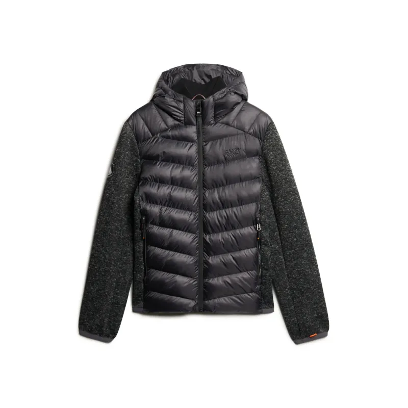 Superdry's Storm Hybrid Hooded Quilted Jacket