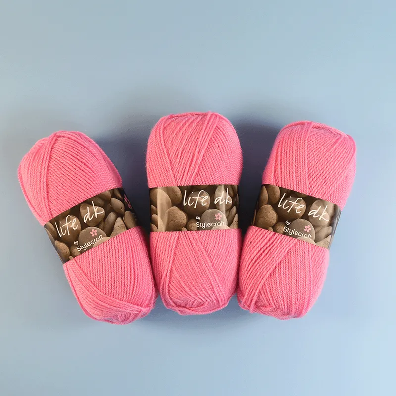 Stylecraft Life DK Value Pack 3 x 100g Balls Ice Blue 2414 300g