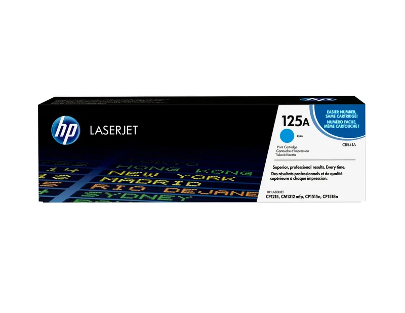 HP CB541A/125A Toner cartridge cyan. 1.4K pages ISO/IEC 19798 for HP C