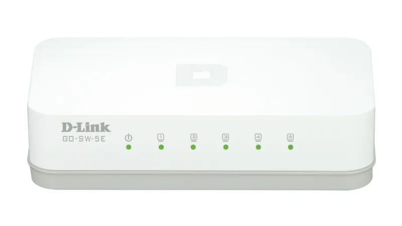 D-Link GO-SW-5E/E network switch Unmanaged Fast Ethernet (10/100) Whit