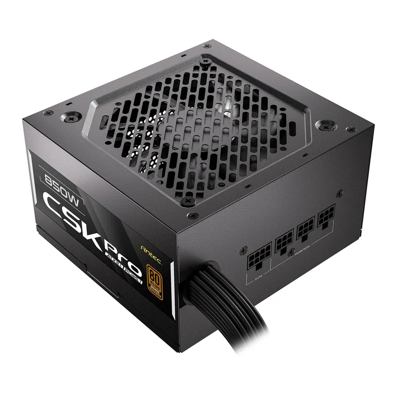 Antec CSK850 PRO 850W Semi-Modular ATX 3.1 Power Supply. PCIe 5.1 Read