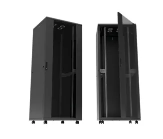 LogiLink D42S61B rack cabinet 42U Freestanding rack Black