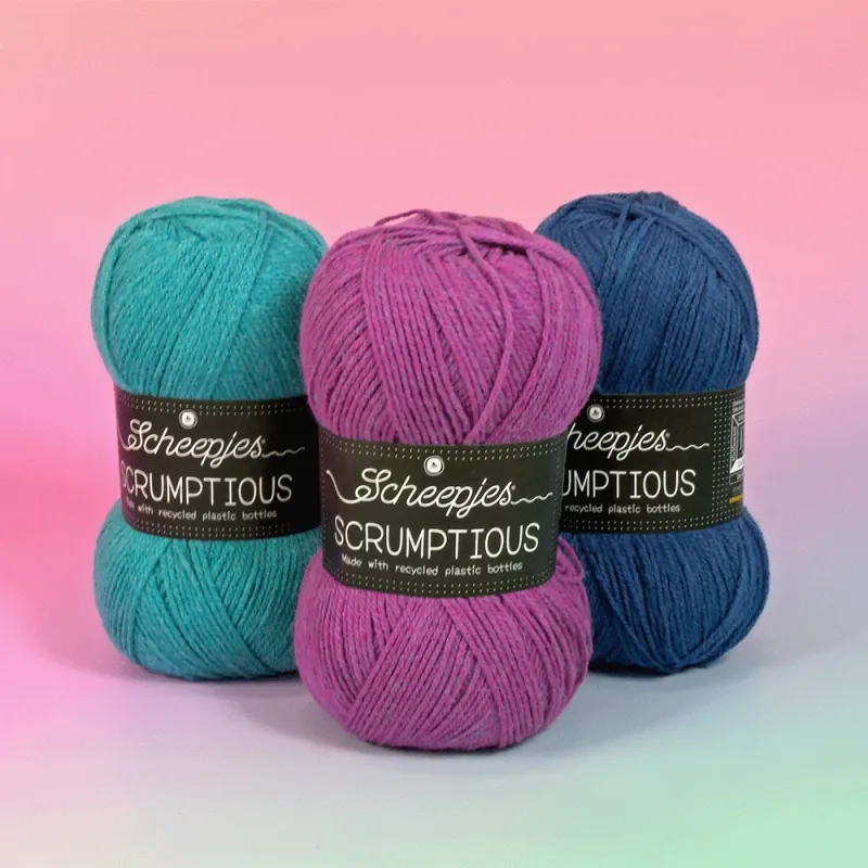 Scheepjes Scrumptious DK Yarn Orange Cheesecake 332 100g