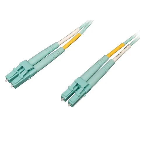 Tripp Lite N820-03M-OM4 10Gb/100Gb Duplex Multimode 50/125 OM4 LSZH Fiber Patch Cable (LC/LC) - Aqua 3M (10 ft.)