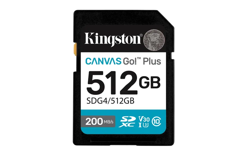 Kingston Technology Canvas Go! Plus 512GB SDXC Canvas Go Plus Gen4 200
