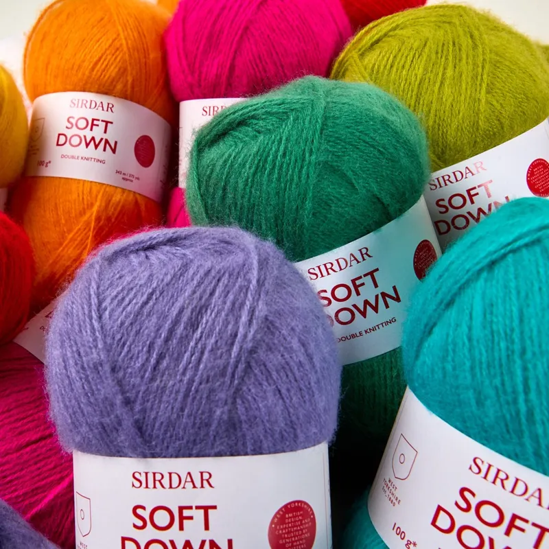 Sirdar Soft Down DK Yarn Mellow Green 106 100g