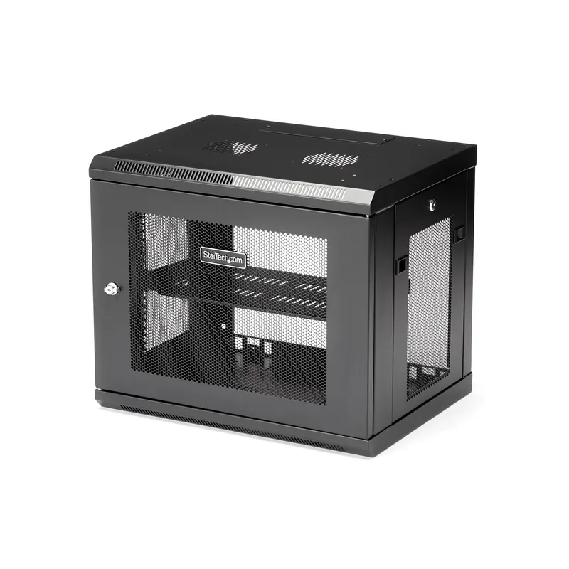 StarTech.com 2-Post 9U Wall Mount Network Cabinet with 1U Shelf. 19&qu