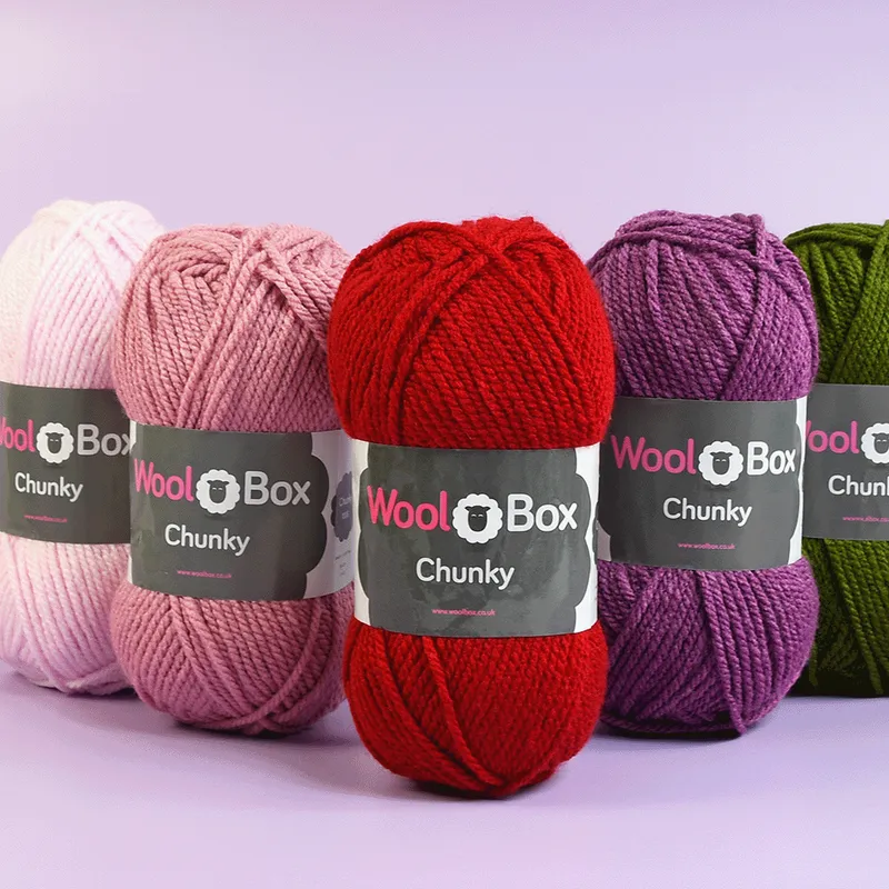 WoolBox Chunky Yarn 502 Light Grey 100g