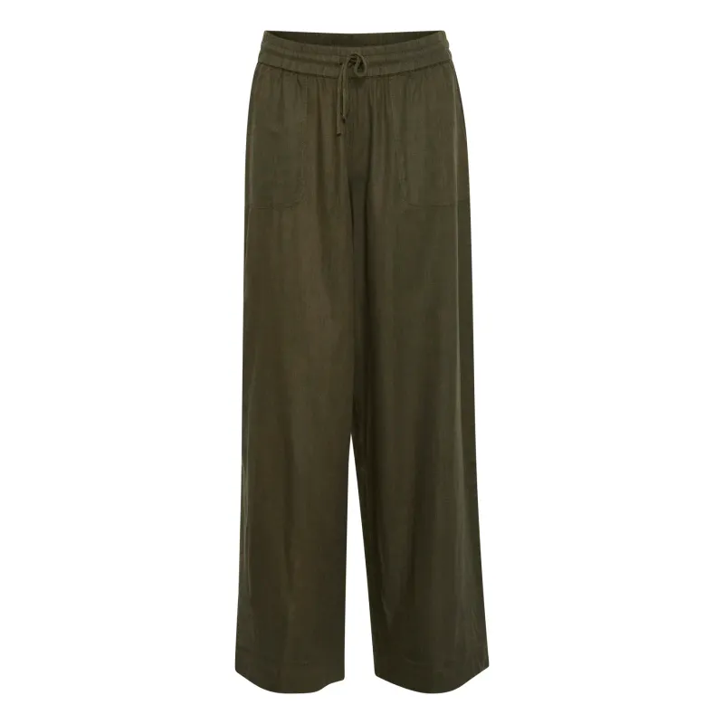 Women's Trousers KAFFE Amilia Long Wide
