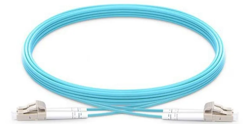 Origin Storage Multimode OM4 LC-LC Patch Cable (5m Aqua)