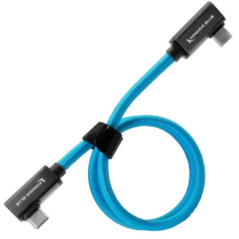 Kondor Blue KB-USBC31-RA-24 USB cable USB 3.2 Gen 2 (3.1 Gen 2) 0.6 m USB C 10 Gbit/s
