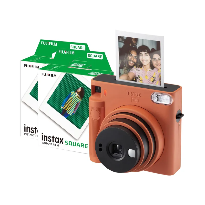 Fujifilm Instax Square SQ1 Instant Camera - Terracotta Orange - Camera