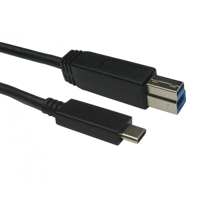Cables Direct USB3C-981B-3M USB cable USB 3.2 Gen 1 (3.1 Gen 1) USB B USB C 5 Gbit/s Black