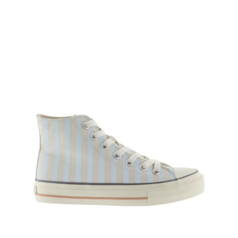 Women's striped printed high-top sneakers Victoria Brillance
