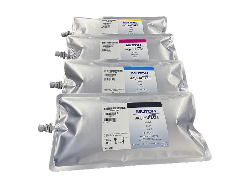 Mutoh 1000 ml Aquafuze Water Based UV Pack Black
