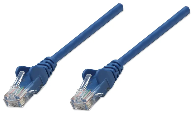Intellinet Network Patch Cable. Cat5e. 10m. Blue. CCA. U/UTP. PVC. RJ4