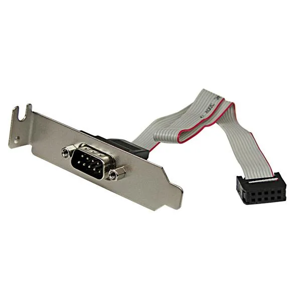 StarTech.com 9 Pin Serial Male to 10 Pin Motherboard Header LP Slot Pl