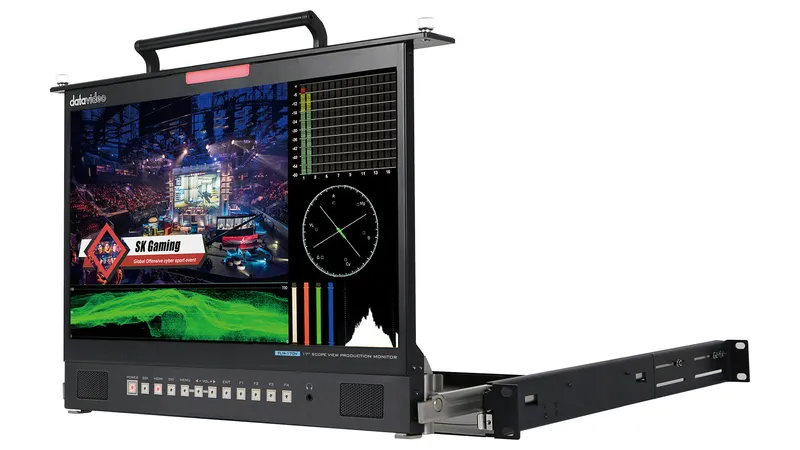 DataVideo TLM-170VM computer monitor 43.2 cm (17") 1920 x 1080 pixels LCD Black