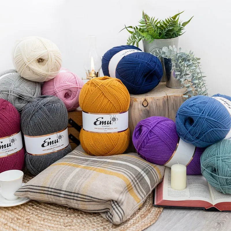 Emu Classic Aran With Wool Yarn Victorian Rose 219 400g