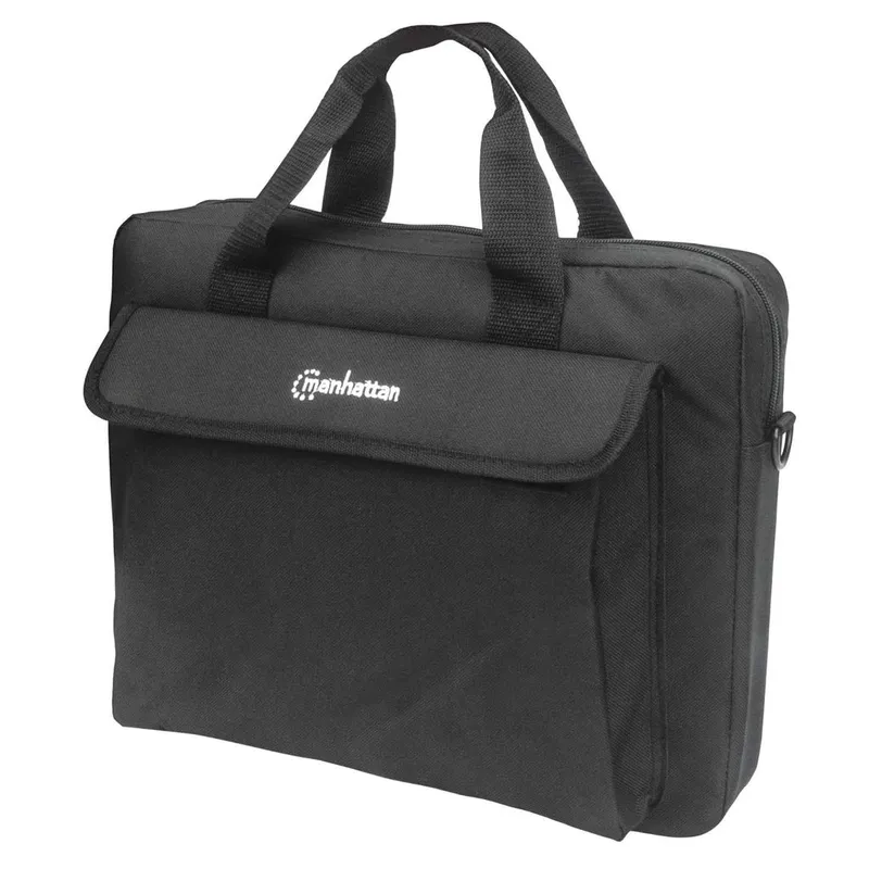 Manhattan London Laptop Bag 14.1". Top Loader. Black. LOW COST. A