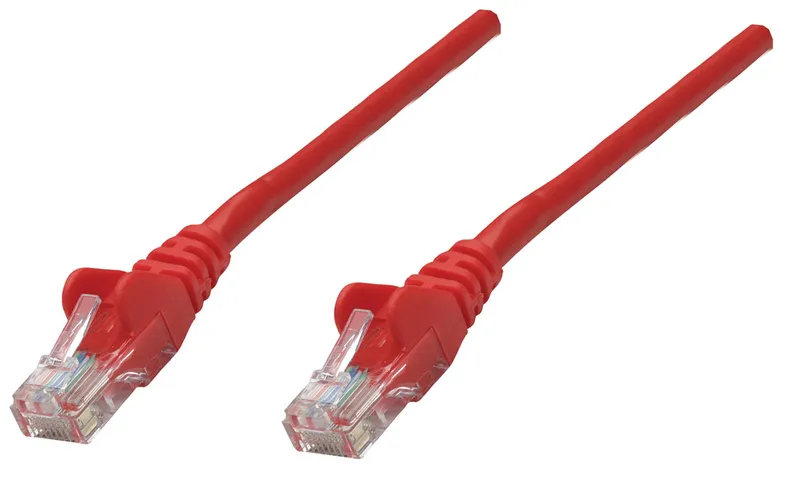 Intellinet Network Patch Cable. Cat5e. 0.25m. Red. CCA. SF/UTP. PVC. R