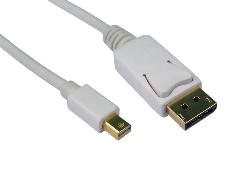 Cables Direct CDLMDP-100 DisplayPort cable 1 m Mini DisplayPort White