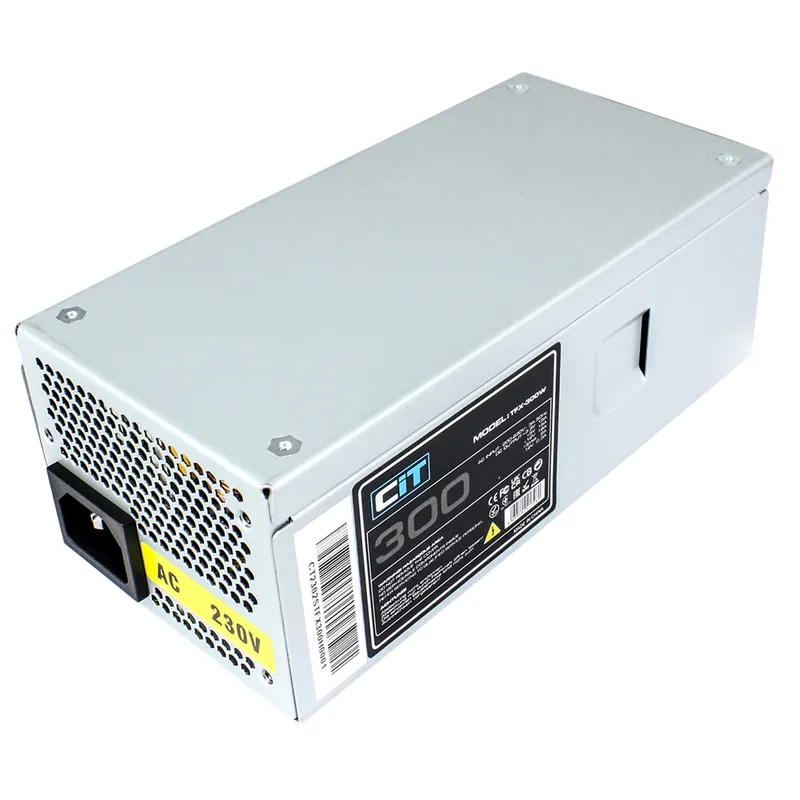 CIT 300W TFX-300W Silver Coating Power Supply. Low Noise 8cm Fan with